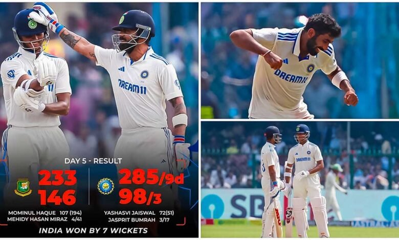 Ind vs Ban Kanpur Test 2024