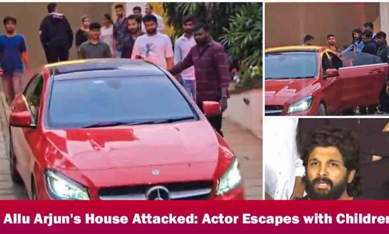 Allu Arjun house attack