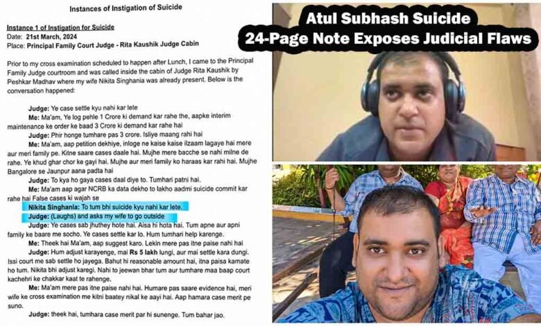 Atul Subhash suicide case