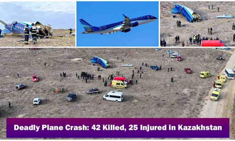 Azerbaijan Airlines - Kazakhstan plane crash