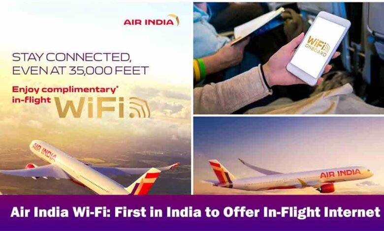 Air India Wi-Fi services