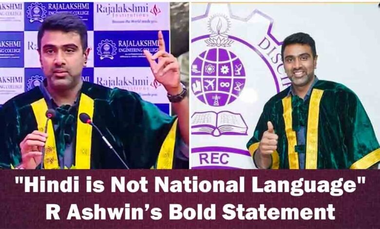 R Ashwin Hindi Debate