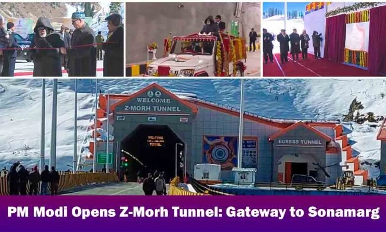 PM Modi, Z-Morh tunnel