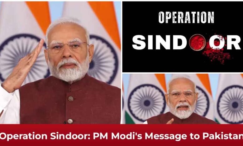 PM Modi on Operation Sindoor